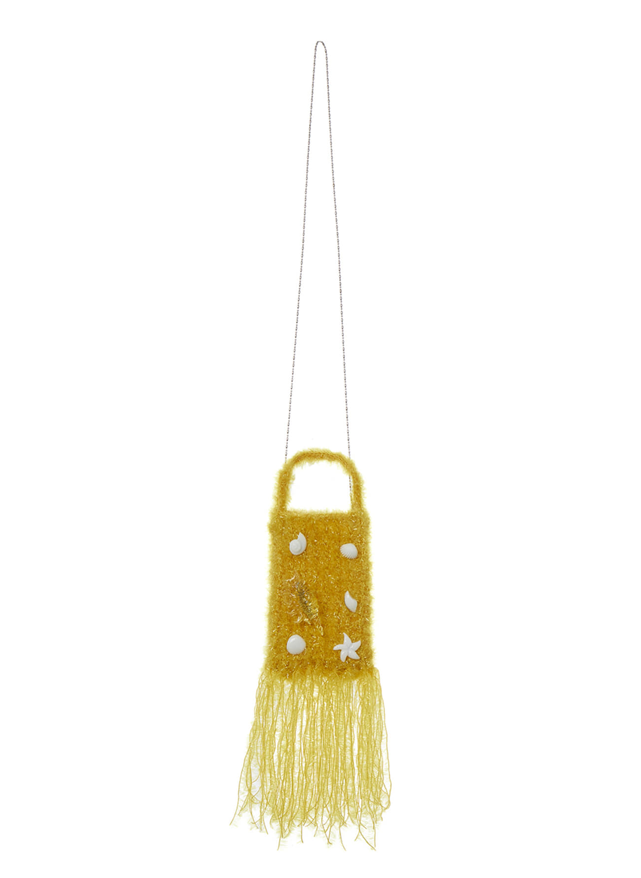 SEA COLLECTION KNITTED BAG, YELLOW