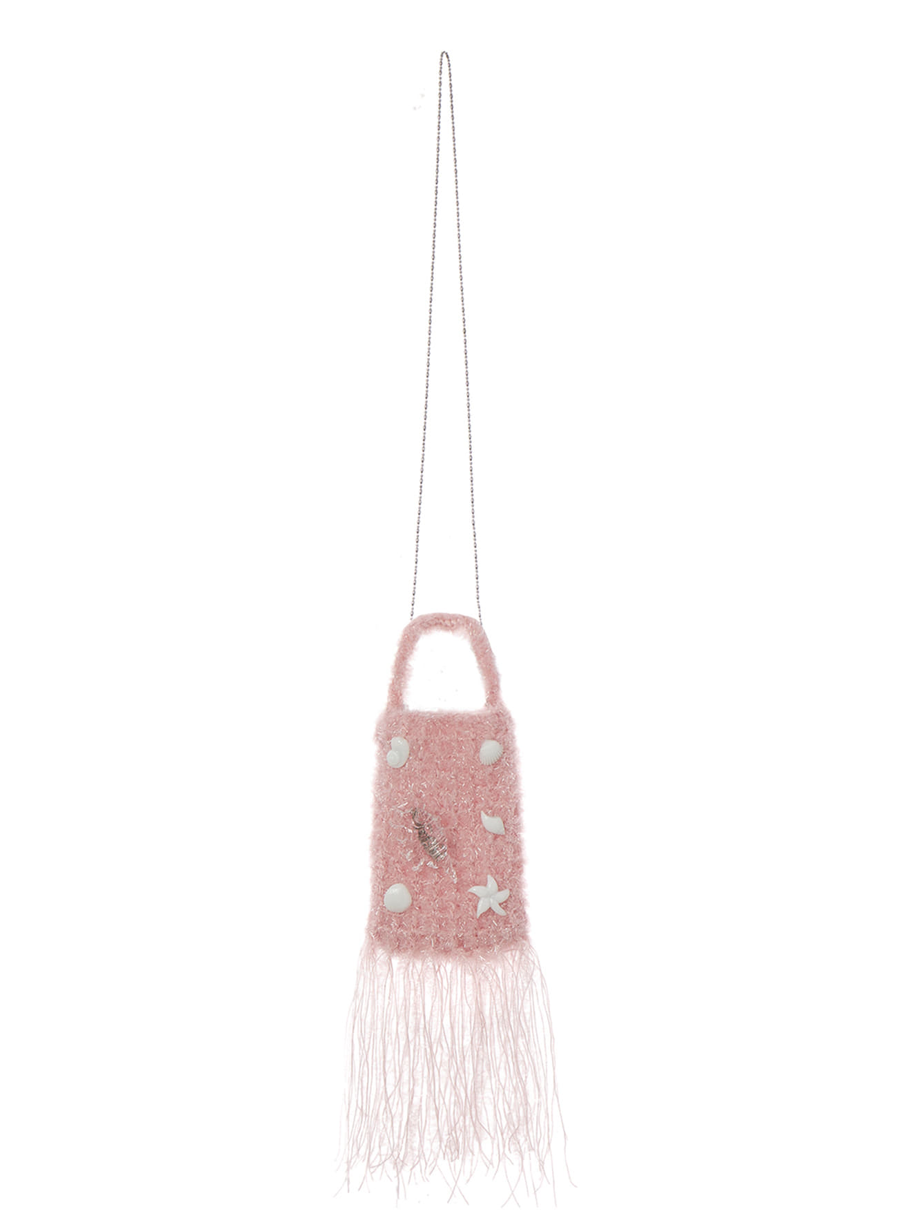 SEA COLLECTION KNITTED BAG, PINK