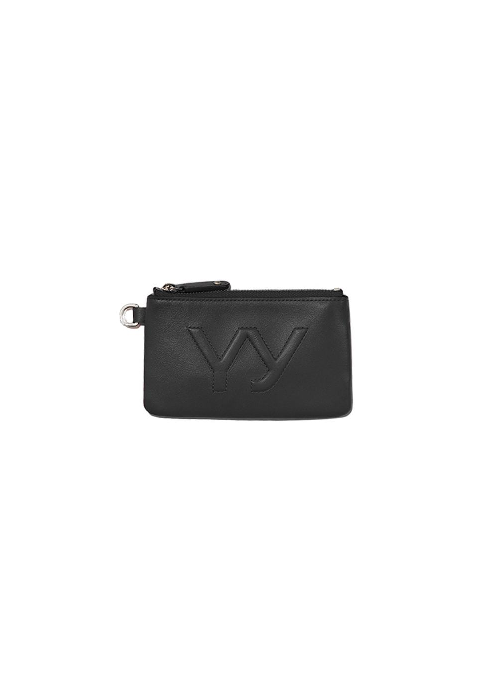 YY CHAIN WALLET WITH MIRROR, BLACK