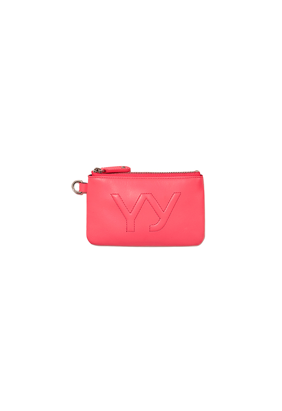 YY CHAIN WALLET WITH MIRROR, PINK